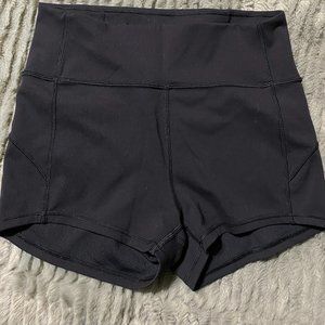 Lululemon - High Waisted Black Shorts